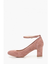 Розовые замшевые туфли от El Tempo