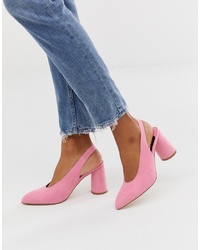 Розовые замшевые туфли от Faith