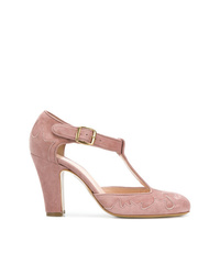 Розовые замшевые туфли от Lenora