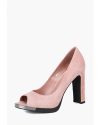 Розовые замшевые туфли от Lisette