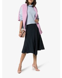 Розовые замшевые туфли от Gianvito Rossi