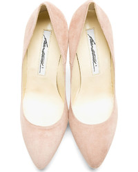 Розовые замшевые туфли от Brian Atwood