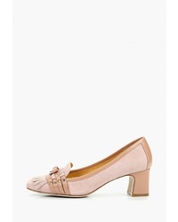 Розовые замшевые туфли от Pierre Cardin