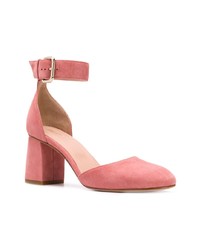 Розовые замшевые туфли от RED Valentino