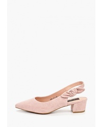 Розовые замшевые туфли от Winzor