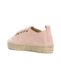 Женские розовые замшевые эспадрильи от Manebi