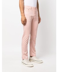 Мужские розовые зауженные джинсы от Jacob Cohen