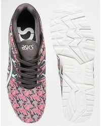 Мужские розовые кеды от Asics