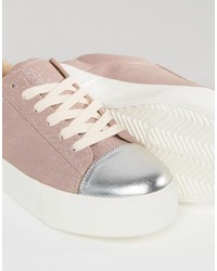 Женские розовые кеды от Miss KG