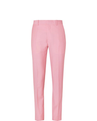 Мужские розовые классические брюки от Alexander McQueen