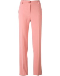 Женские розовые классические брюки от Blumarine