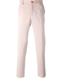 Мужские розовые классические брюки от Etro