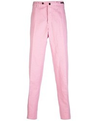 Мужские розовые классические брюки от Pt01