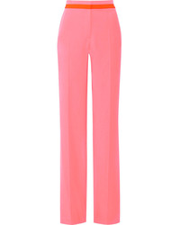 Женские розовые классические брюки