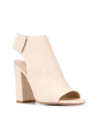 Розовые кожаные ботильоны с вырезом от Fabio Rusconi