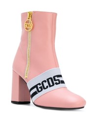 Розовые кожаные ботильоны от Gcds