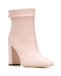Розовые кожаные ботильоны от Twin-Set