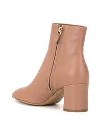 Розовые кожаные ботильоны от Mansur Gavriel