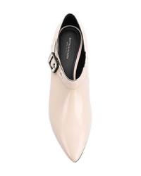 Розовые кожаные ботильоны от Bottega Veneta