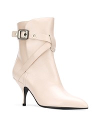 Розовые кожаные ботильоны от Bottega Veneta