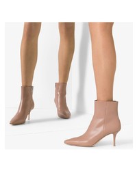 Розовые кожаные ботильоны от Gianvito Rossi