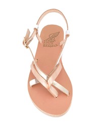 Розовые кожаные вьетнамки от Ancient Greek Sandals