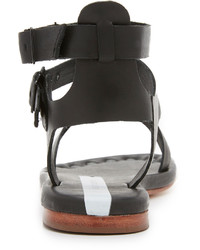 Розовые кожаные гладиаторы от Matt Bernson