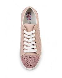 Женские розовые кожаные кеды от Keddo