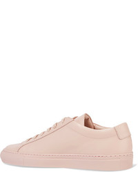 Женские розовые кожаные кеды от Common Projects