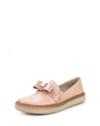 Женские розовые кожаные лоферы от Betsy