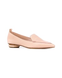 Женские розовые кожаные лоферы от Nicholas Kirkwood
