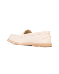 Мужские розовые кожаные лоферы от Hender Scheme