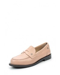 Женские розовые кожаные лоферы от Tommy Hilfiger