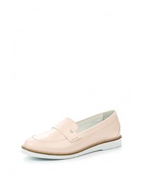 Женские розовые кожаные лоферы от Wojas