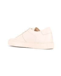 Мужские розовые кожаные низкие кеды от Common Projects