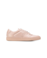 Мужские розовые кожаные низкие кеды от Common Projects