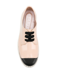 Женские розовые кожаные оксфорды от Marni
