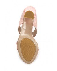 Розовые кожаные сабо от Dali