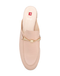 Розовые кожаные сабо от Högl