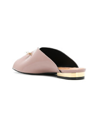 Розовые кожаные сабо от Coliac