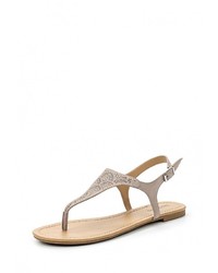 Розовые кожаные сандалии на плоской подошве от Call it SPRING