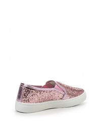 Женские розовые кожаные слипоны от Catherine