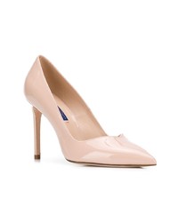 Розовые кожаные туфли от Stuart Weitzman