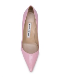 Розовые кожаные туфли от Manolo Blahnik