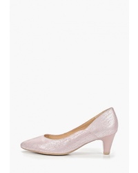 Розовые кожаные туфли от Caprice