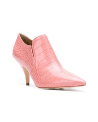 Розовые кожаные туфли от Tory Burch