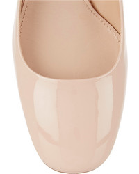 Розовые кожаные туфли от Miu Miu