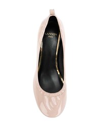 Розовые кожаные туфли от Lanvin