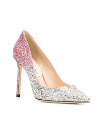 Розовые кожаные туфли от Jimmy Choo
