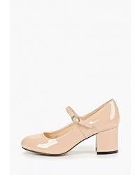 Розовые кожаные туфли от Enjoin'